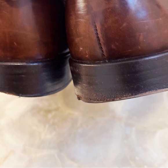 Vintage Bragano Mens Italian Leather Tassel Loafers Dress Shoes 10M - Picture 10 of 16